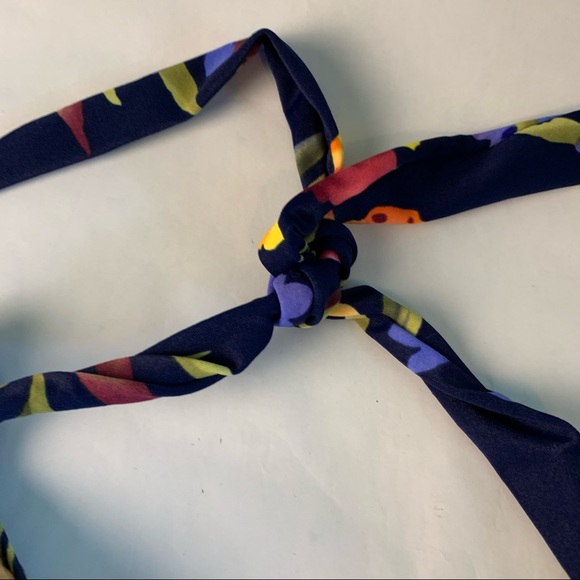 HP {South Point} NWT Bow Floral Bikini Top Swim 16 - Picture 4 of 16